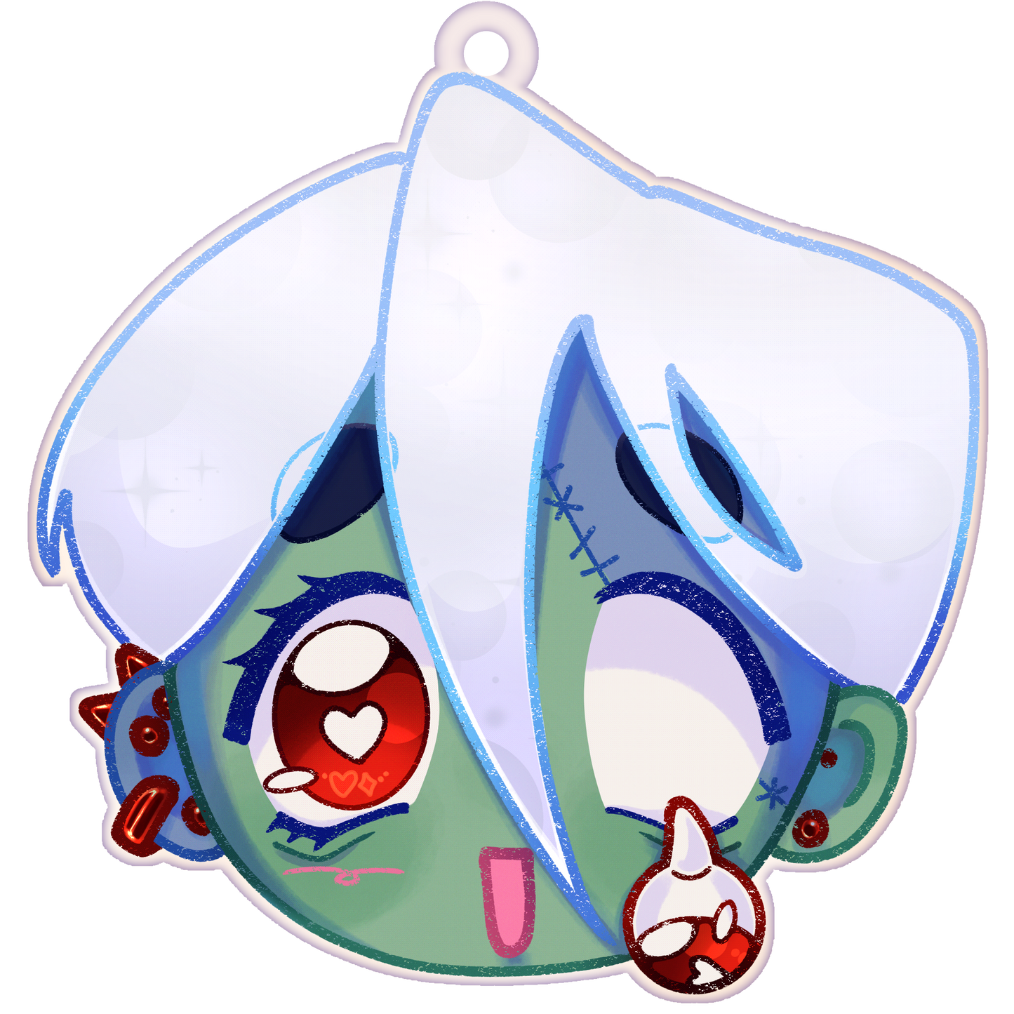 Lily shaker keychain