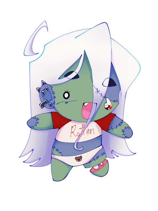 Gremlin Lily sticker